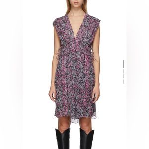 Isabel Marant Black & Multicolor Oaxoli Dress